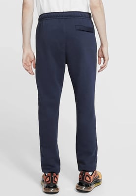 Nike Sportswear Club Fleece-Jogger mit offenem Saum in Marineblau